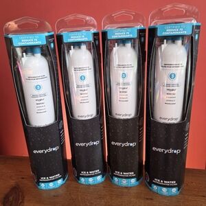Set 4 Everydrop #3 Refrigerator Ice Water 6 Month Filter Life Maytag Whirlpool